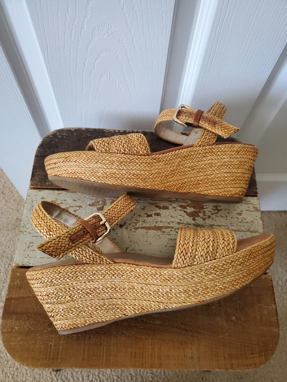 Woven Leather Sandals - Picture 9 of 16